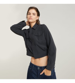 Officer Short Jacket schwarz