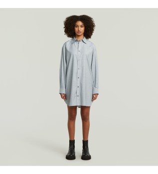 Robe oversize bleue