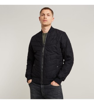Blouson bombardier matelass� noir