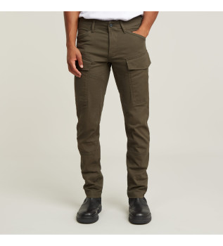 Hlače Cargo Regular Tapered Trooters rjave barve