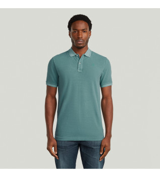 Polo Dunda Overdyed Slim verde