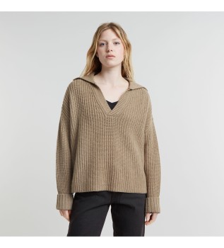Polo Heavy Knitted Loose beige