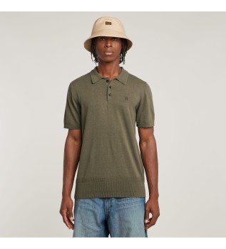 Polo tricot vert