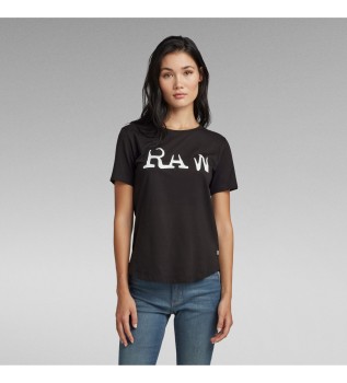 T-shirt Optic slim preta