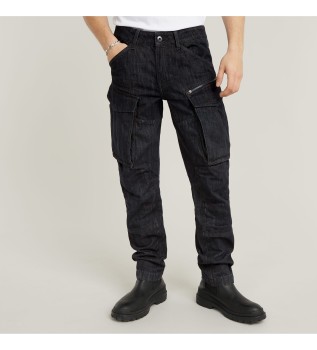 Jeans Rovic zip 3d regular tapered black