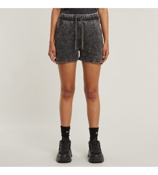 Short Overdyed Sweat noir