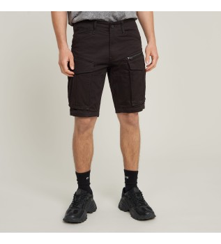 Pantaloncini con zip Rovic neri