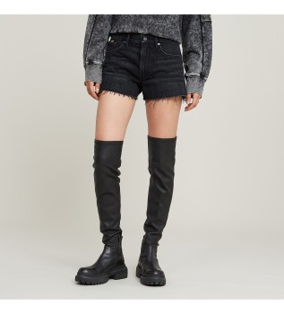 Short True Denim noir