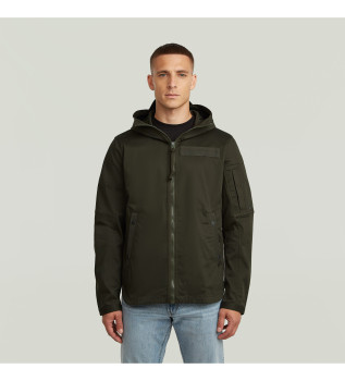 Batt Hooded Jacket taupe green