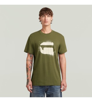 T-shirt Spray G Logo zielony