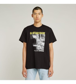 Trappen T-shirt zwart