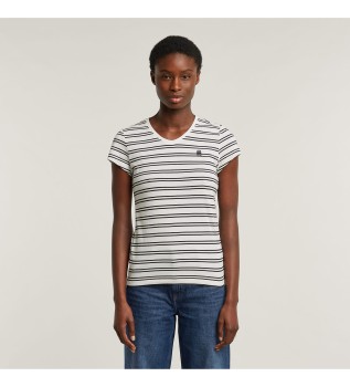 Gestreept Eyben T-shirt wit