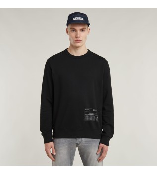 Sweatshirt Versand Grafik schwarz