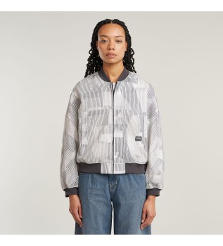 Veste bombardier d't grise