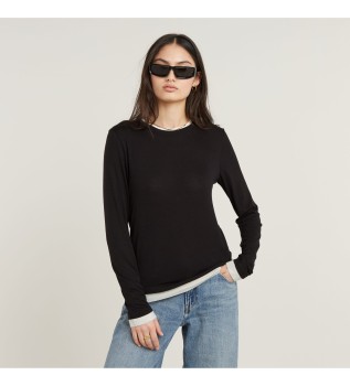 Koszulka dwuwarstwowa czarna