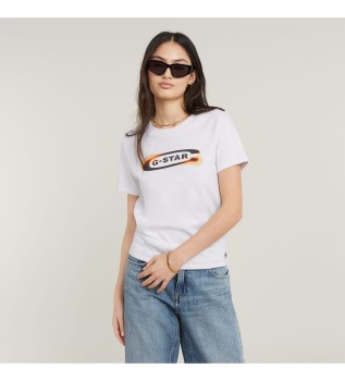 Koszulka z logo Old Skool biała