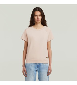 Maglietta rosa raglan