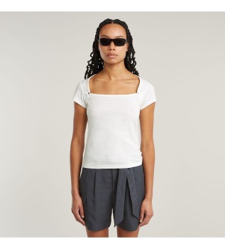 T-shirt Sweet Heart Slim blanc