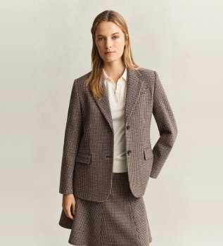 Americanas Reg Houndstooth taupe