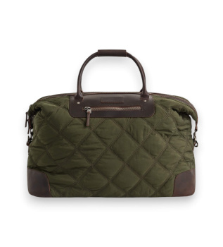 Bolso de viaje verde musgo oscuro