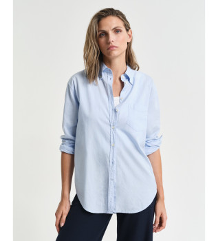 Camisa Oxford Relaxed Fit Luxury azul