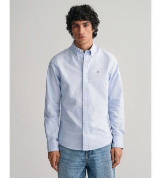 Camisa Oxford Slim Fit azul