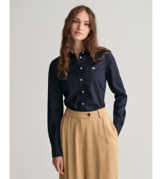 Chemise Oxford Slim Fit stretch marine