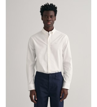 Pinpoint Oxford Regular Fit Shirt white