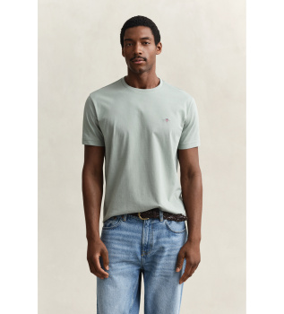 T-shirt Regular Fit Shield grey-green