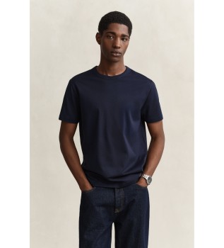 T-shirt in cotone pima blu navy