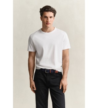 T-shirt in cotone pima bianco sporco