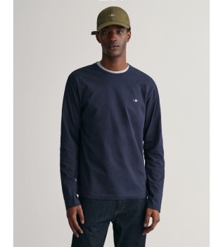 Shield lngrmad t-shirt marinbl