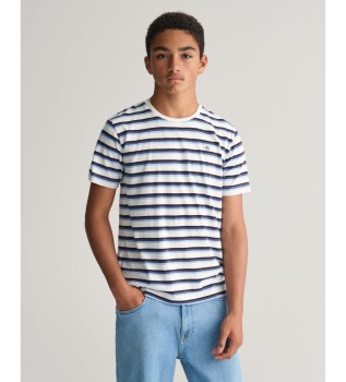Buy Gant Shield striped T-shirt white