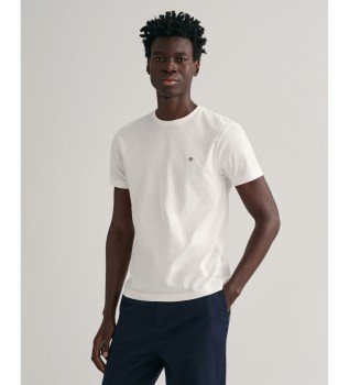 T-shirt Slim Fit Shield branca
