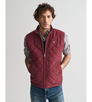 Windcheater Quilted Vest Bordeaux