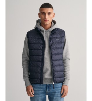 Gilet in piumino leggero blu scuro