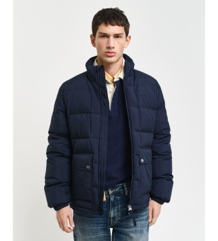 Halflang donsjack marine