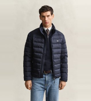 Giacca Light Down blu navy