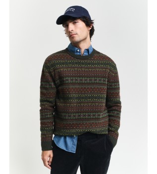 Camisola verde Fair Isle