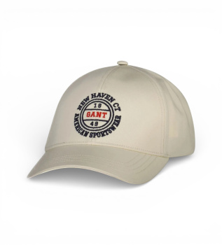 Gorra de sarga de algod�n Shield beige