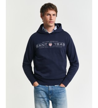 Hooded sweatshirt Graphic navy