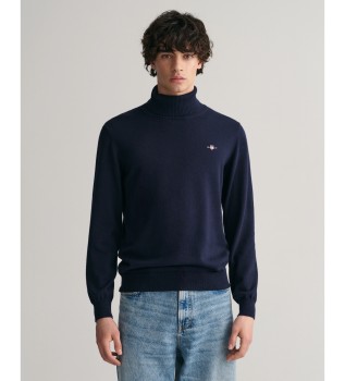 Pullover mit Rollkragen marineblau