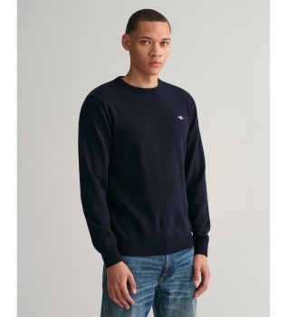 Navy crew neck jumper