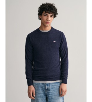 Navy crew neck jumper