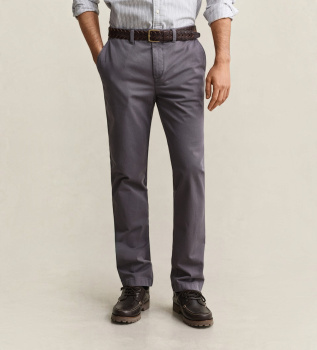 Gray Slim Fit chino pants