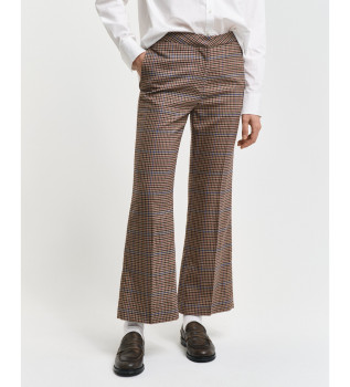 Obleka Hlače Dolge skrajšane rjave