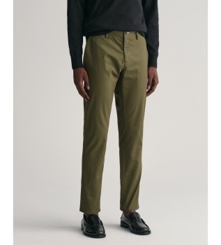 Calas Chino Slim Fit Tech Prep verdes