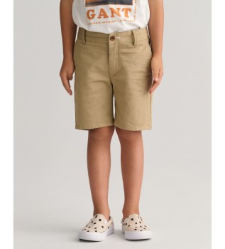 Brown chino shorts