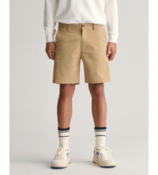 Brown chino shorts