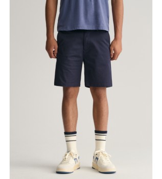 Navy chino shorts